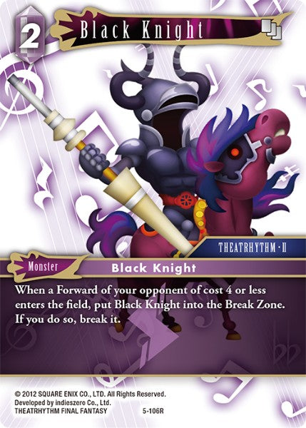 Black Knight - 5-106R - Opus V - Foil - Card Cavern