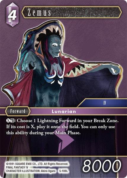 Zemus - 5-108L - Opus V - Foil - Card Cavern