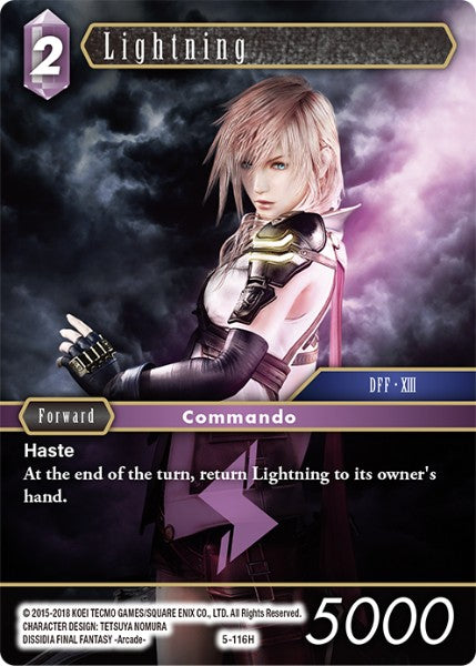 Lightning - 5-116H - Opus V - Foil - Card Cavern