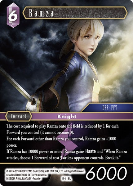 Ramza - 5-118L - Opus V - Card Cavern
