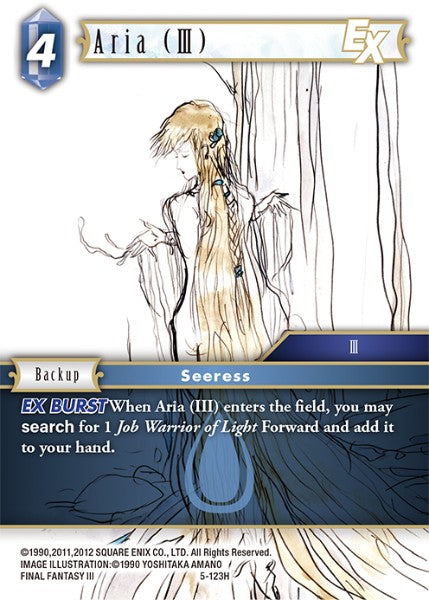 Aria - 5-123H - Opus V - Card Cavern