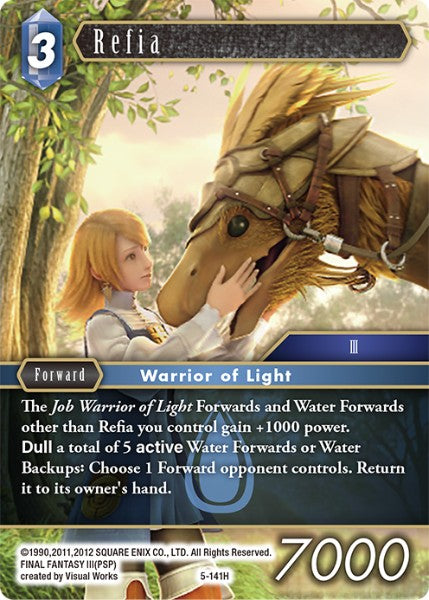 Refia - 5-141H - Opus V - Foil - Card Cavern