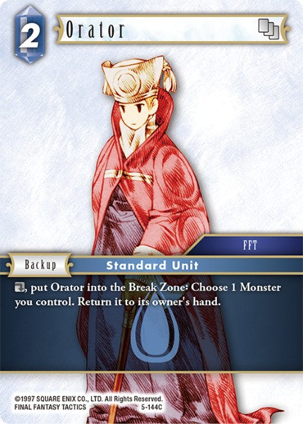 Orator - 5-144C - Opus V - Foil - Card Cavern
