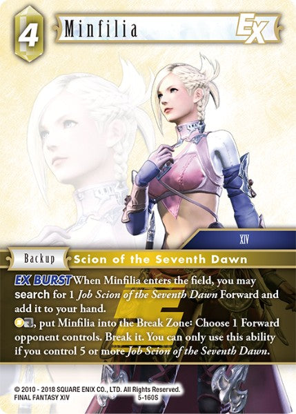 Minfilia - 5-160S - Opus V - Foil - Card Cavern
