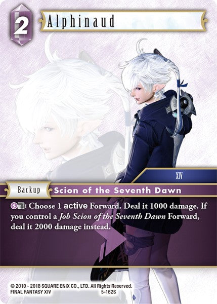 Alphinaud - 5-162S - Opus V - Foil - Card Cavern