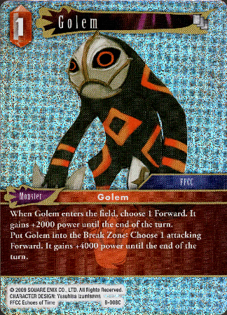 Golem - 8-008C - Opus VIII - Foil - Card Cavern