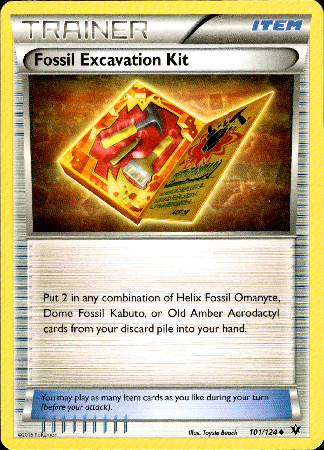 Fossil Excavation Kit - 101/124 - Fates Collide - Card Cavern