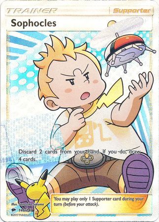 Sophocles Full Art - 146/147 - Burning Shadows - Holo - Card Cavern