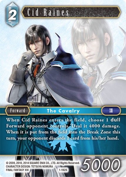 Cid Raines - 1-192S - Opus I - Foil - Card Cavern