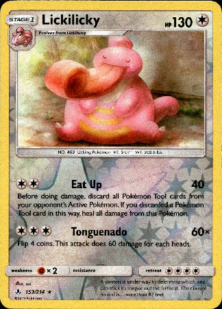 pokemon card lickilicky Lickilicky [SW