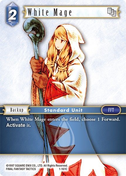 White Mage - 1-161C - Opus I - Foil - Card Cavern