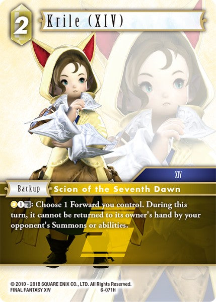 Krile (XIV) - 6-071H - Opus VI - Foil - Card Cavern