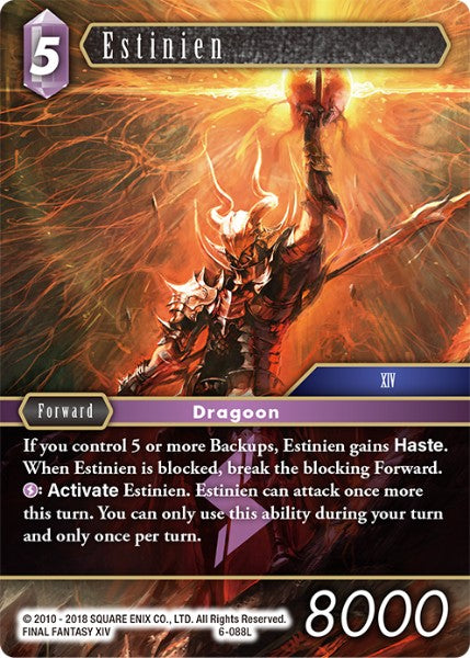 Estinien - 6-088L - Opus VI - Foil - Card Cavern