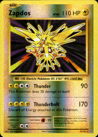Zapdos - 42/108 - Evolutions
