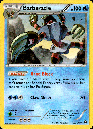 Barbaracle - 23/124 - Fates Collide - Card Cavern