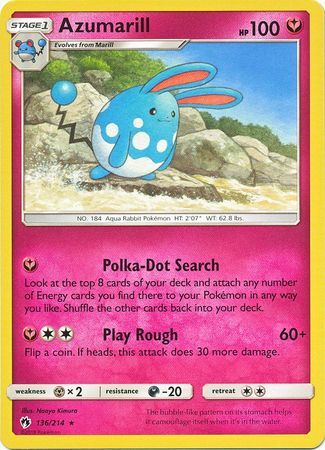 Azumarill - 136/214 - Lost Thunder - Card Cavern
