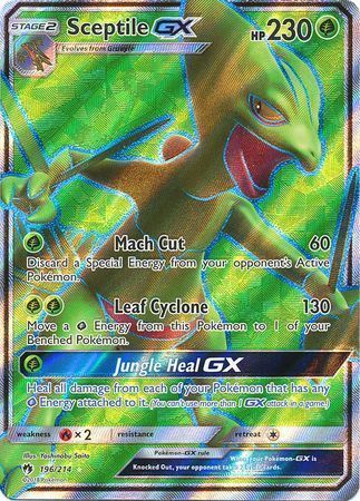 shiny sceptile pokemon card - 10a/168 - Alternate Art Promos your opponents Active Pokemon is now Asleep and Poisoned Sceptile - Platinum Arceus Pokmon