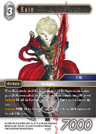 Rain - 8-134L - Opus VIII - Card Cavern