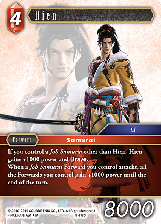Hien - 8-138S - Opus VIII - Card Cavern
