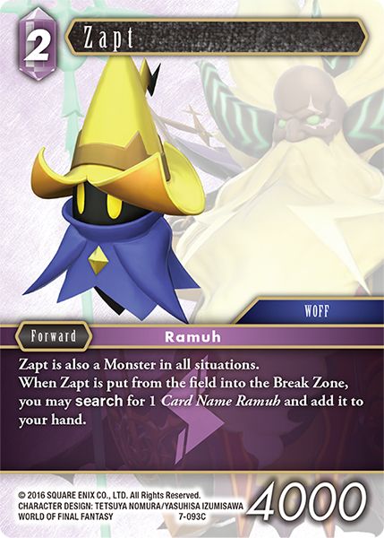 Zapt - 7-093C - Opus VII - Foil - Card Cavern