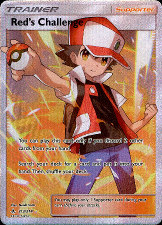 Red's Challenge Full Art - 213/214 - Unbroken Bonds