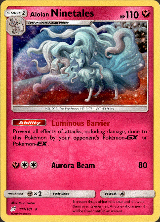 Alolan Ninetales - 111/181 - Team Up - Holo - Card Cavern