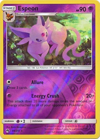 Espeon - 89/214 - Lost Thunder - Reverse Holo - Card Cavern