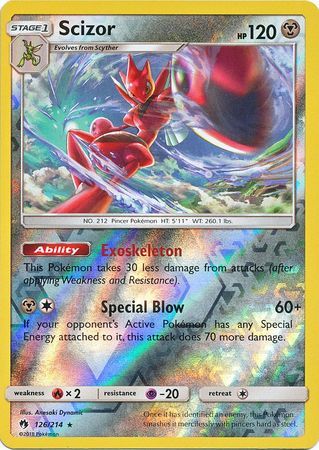 Scizor - 126/214 - Lost Thunder - Reverse Holo - Card Cavern