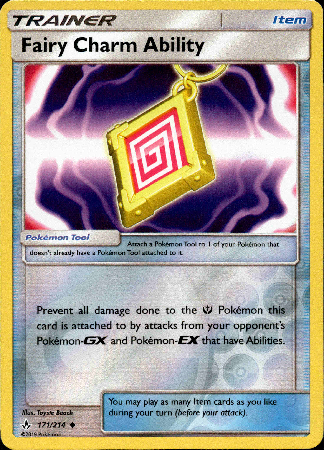 Fairy Charm Ability - 171/214 - Unbroken Bonds - Reverse Holo - Card Cavern