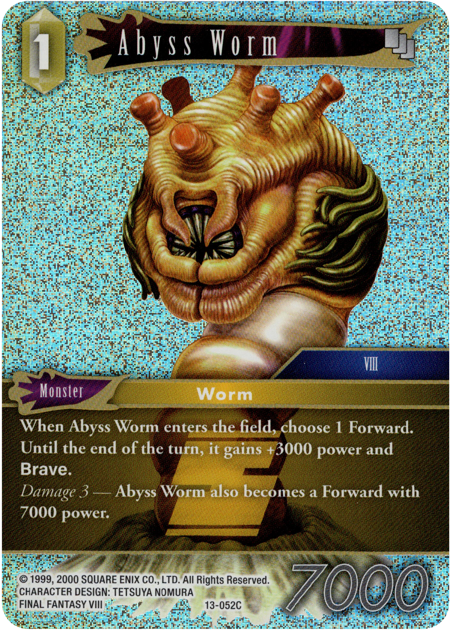 Abyss Worm - 13-052C - Opus XIII - Foil - Card Cavern