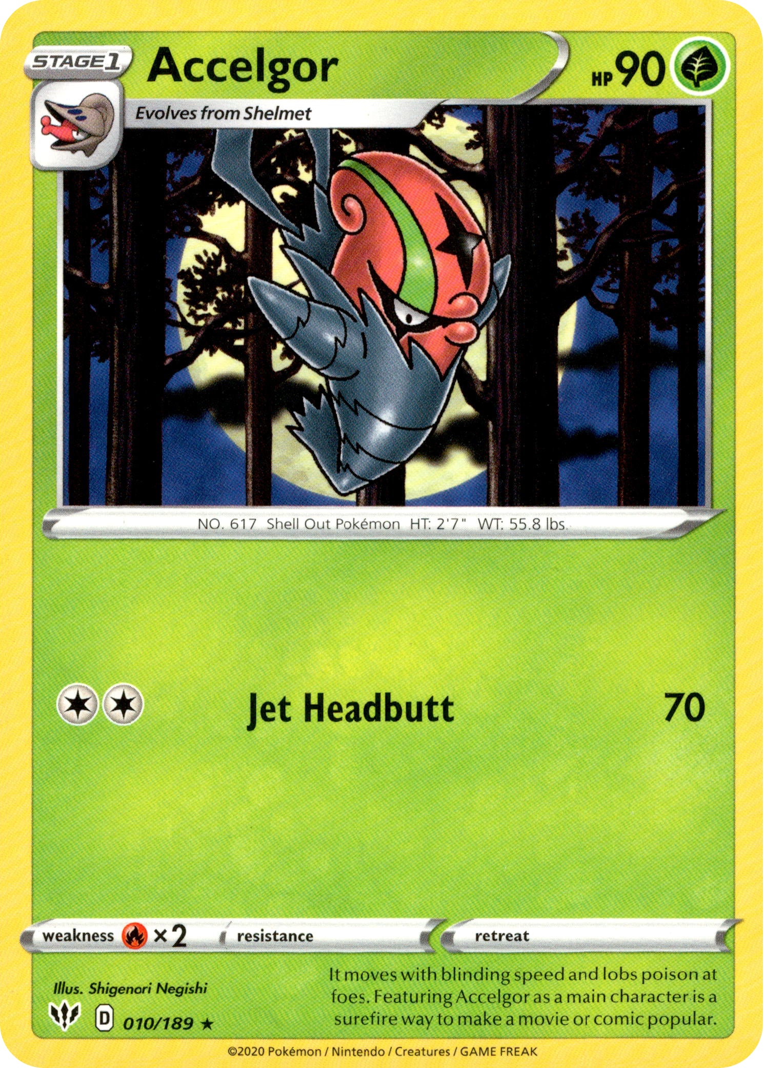 Accelgor - 10/189 - Darkness Ablaze - Card Cavern