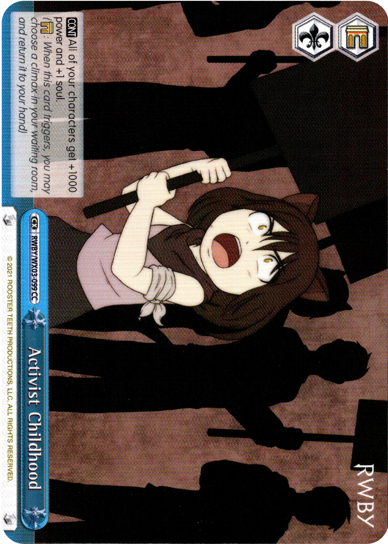 Activist Childhood - RWBY/WX03-099 - RWBY - Card Cavern
