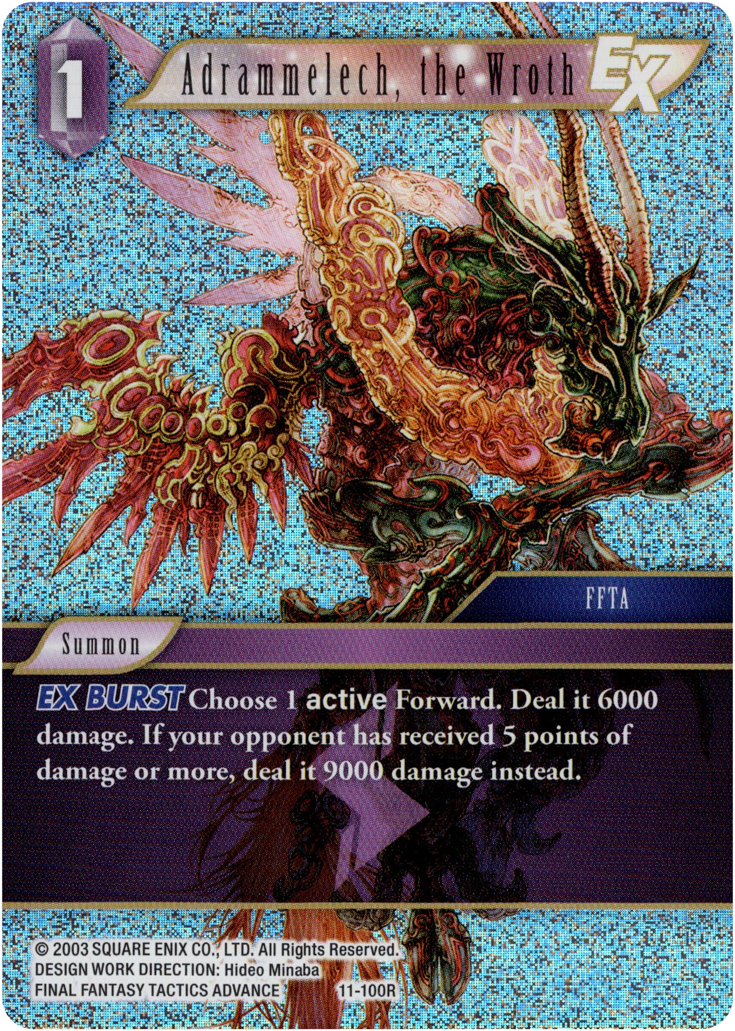 Adrammelech, the Wroth - 11-100R - Opus XI - Foil - Card Cavern