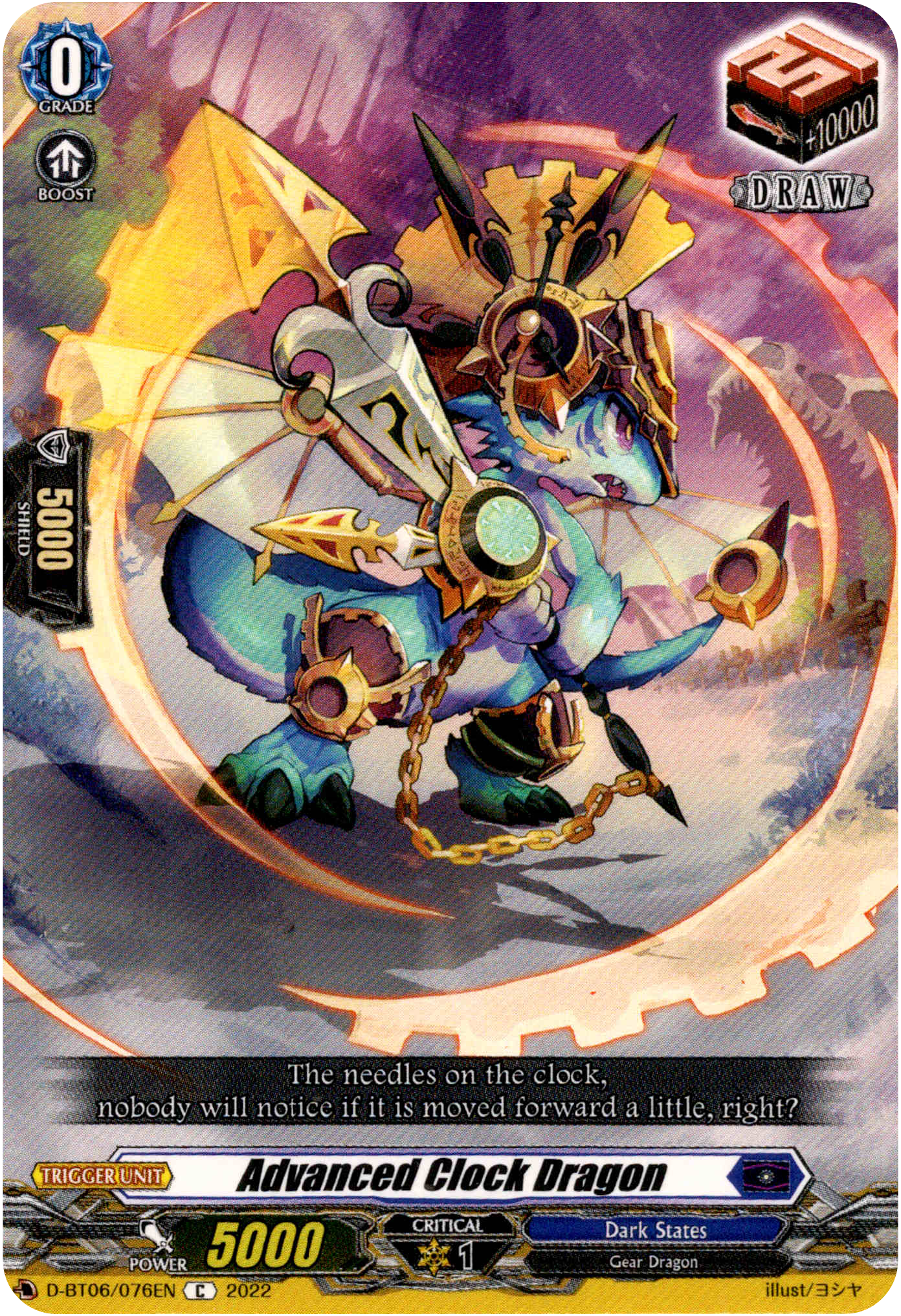 Advanced Clock Dragon - D-BT06/076EN - Blazing Dragon Reborn - Card Cavern