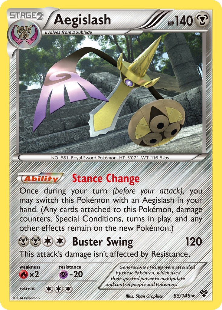 Aegislash - 85/146 - XY Base - Card Cavern