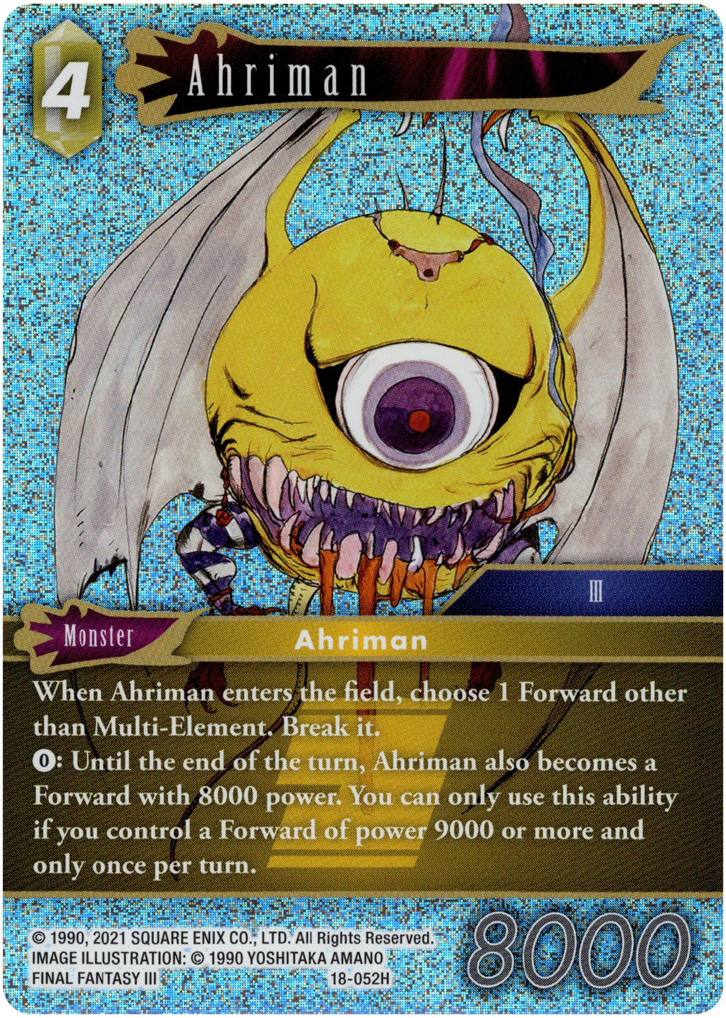 Ahriman - 18-052H - Resurgence of Power - Foil - Card Cavern