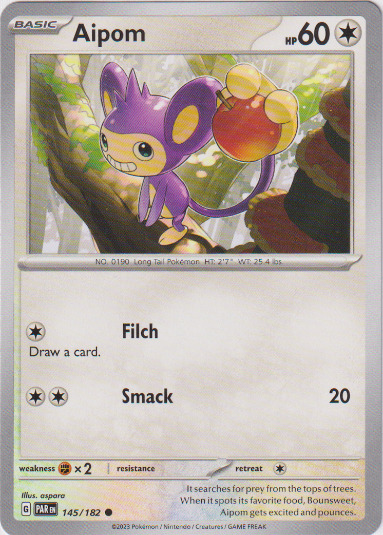 Aipom - 145/182 - Paradox Rift - Card Cavern