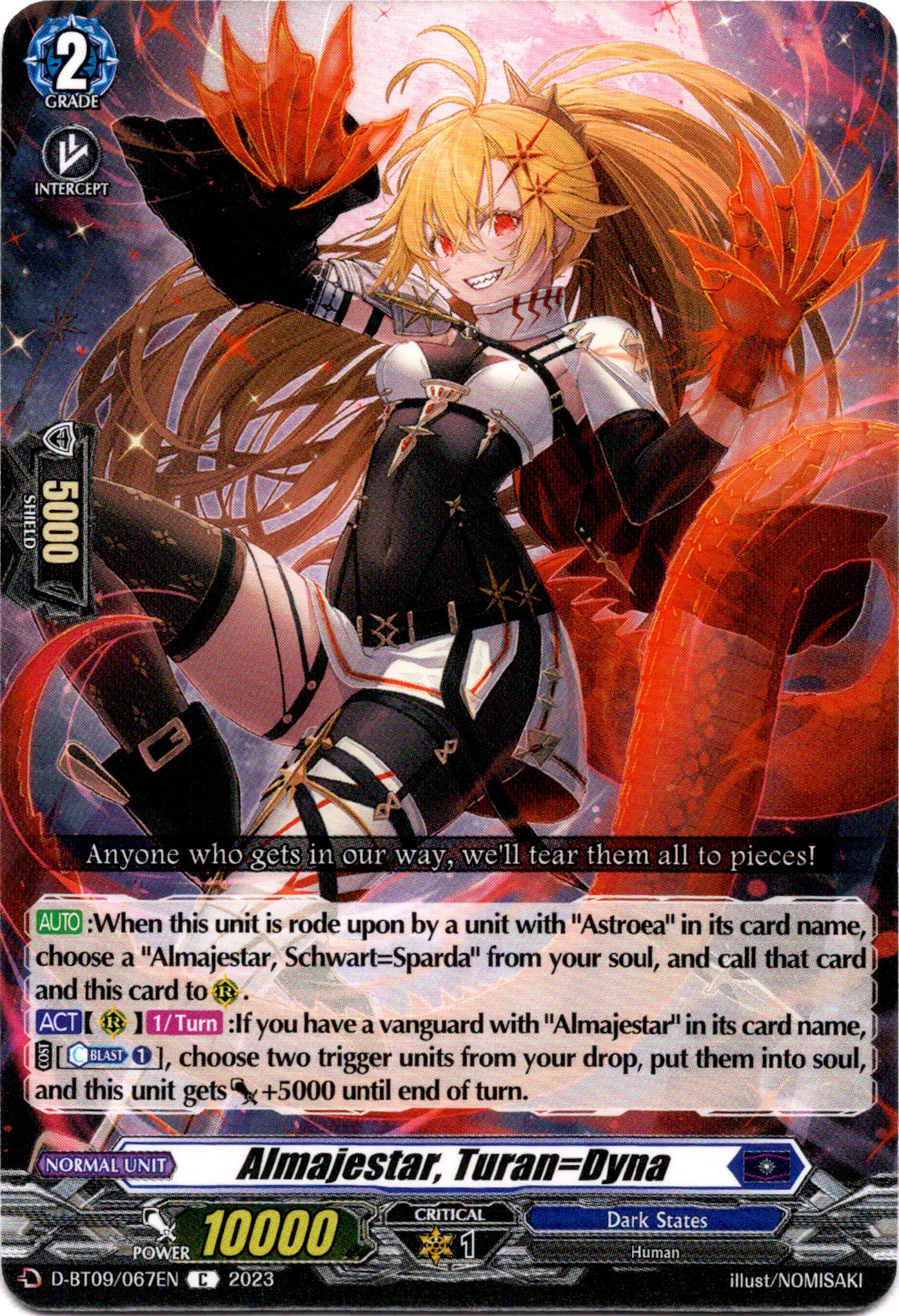 Almajestar, Turan=Dyna - D-BT09/067EN - Dragontree Invasion - Card Cavern