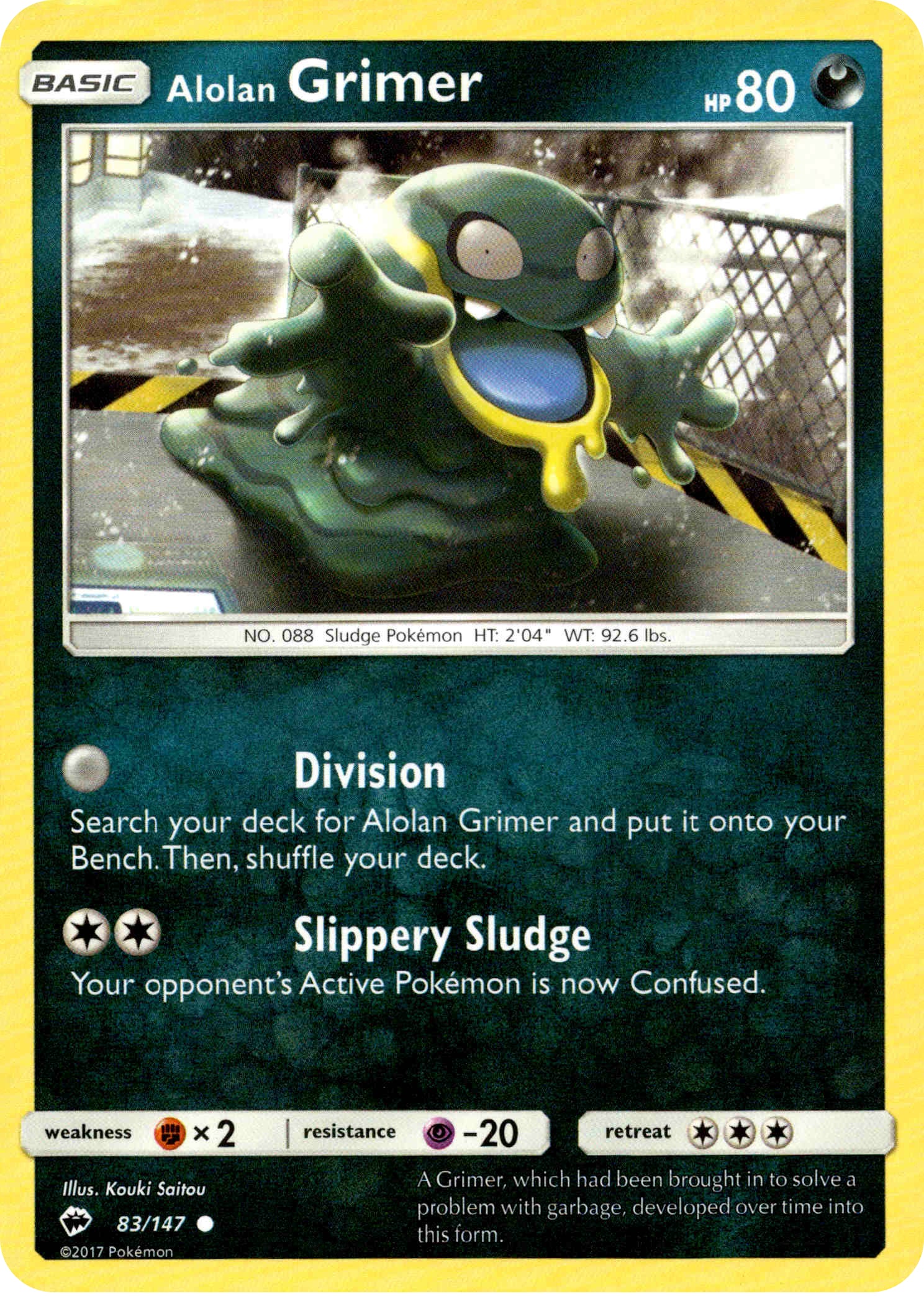 Alolan Grimer - 83/147 - Burning Shadows - Card Cavern
