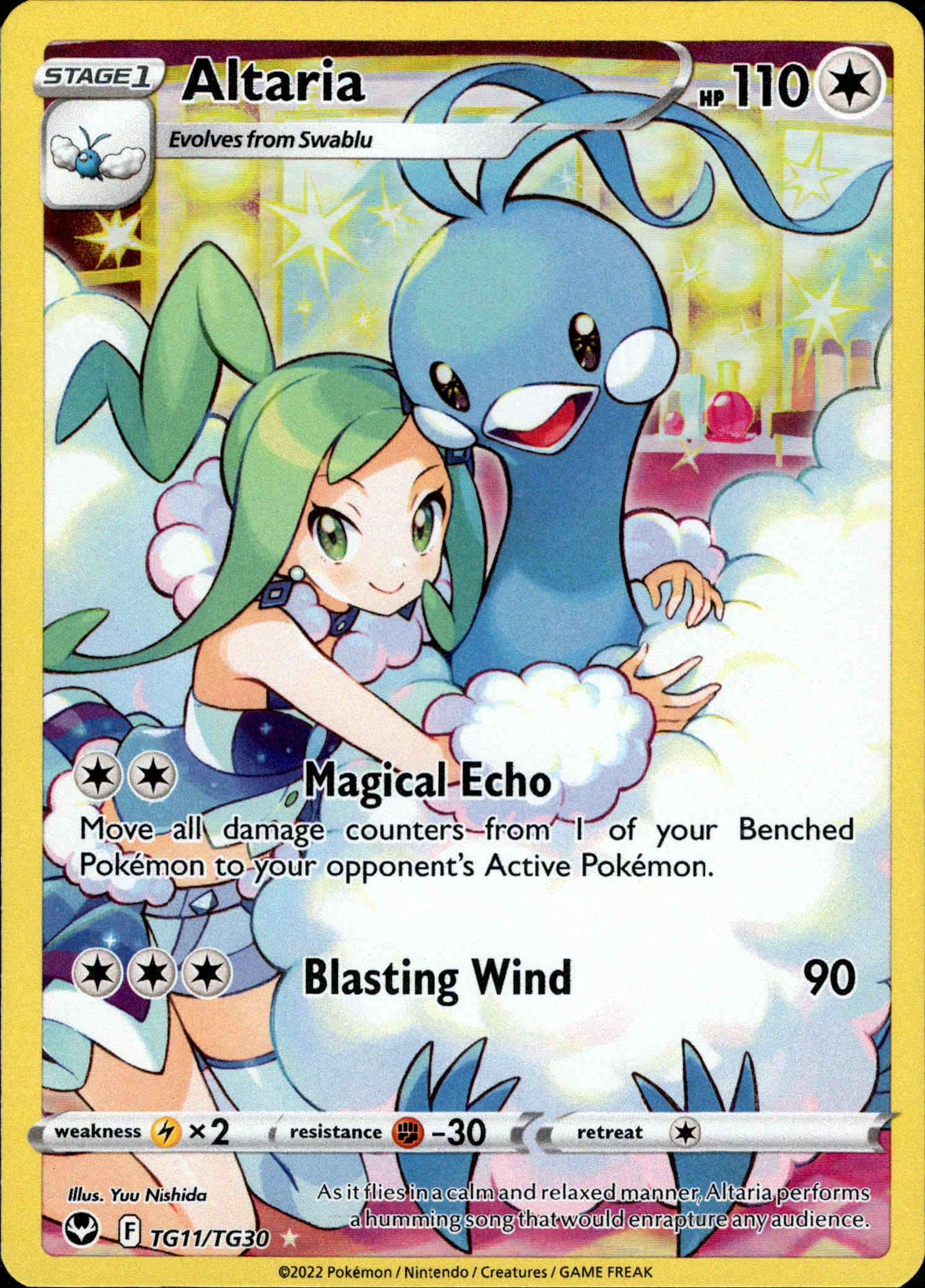 Altaria - TG11/TG30 - Silver Tempest - Card Cavern