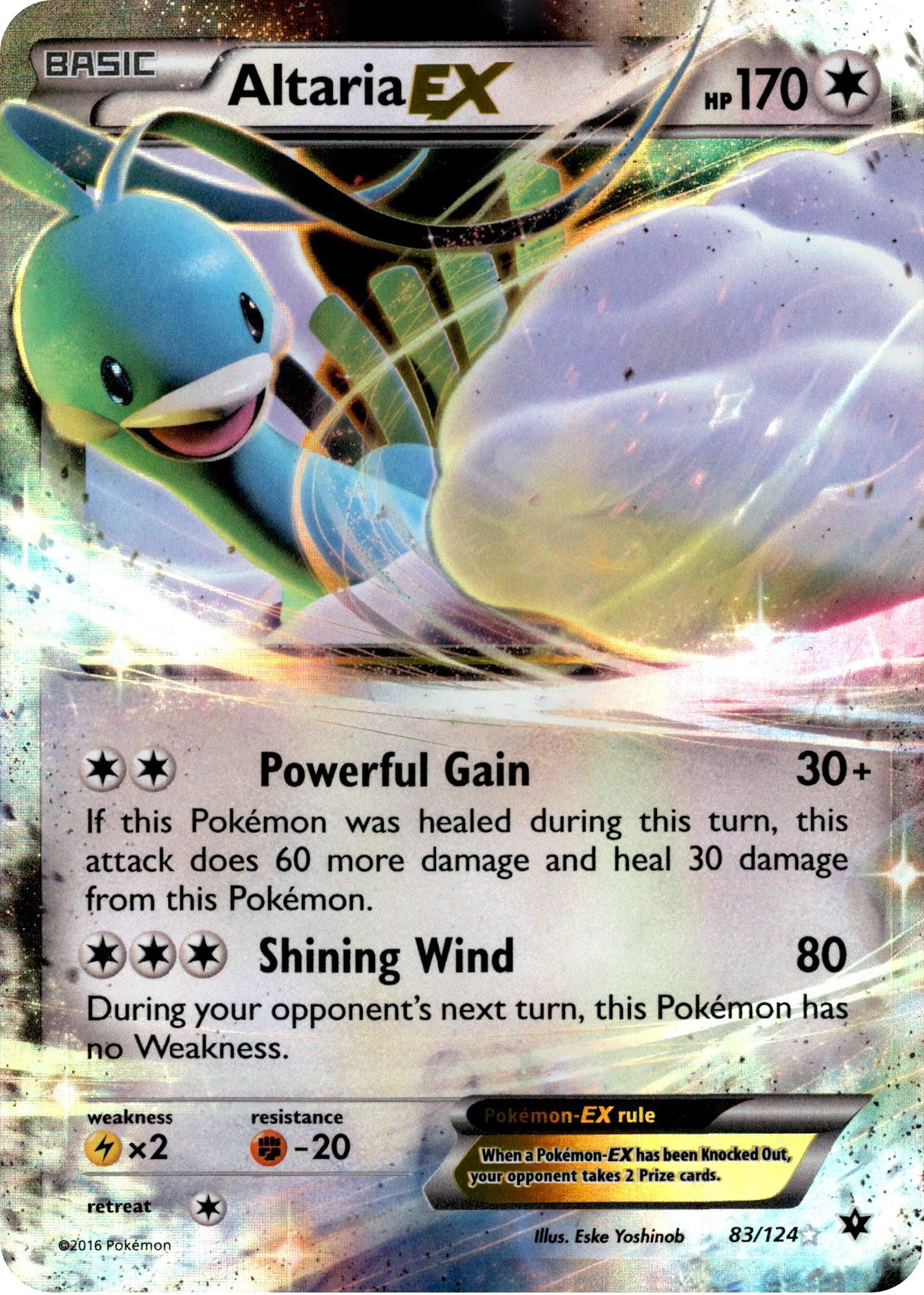 Altaria EX - 83/124 - Fates Collide - Holo - Card Cavern