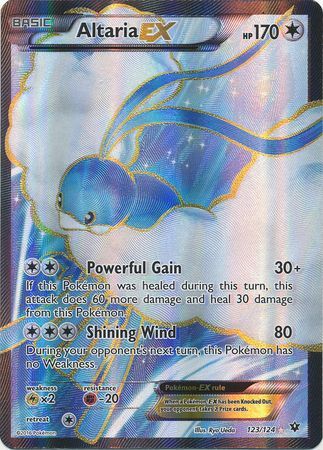 altaria pokemon card ex Altaria EX Full Art - 123/124 - Fates Collide
