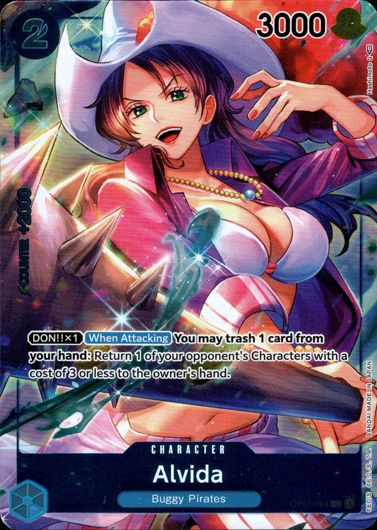 Alvida Box Topper - OP01-064 C - Romance Dawn - Foil - Card Cavern