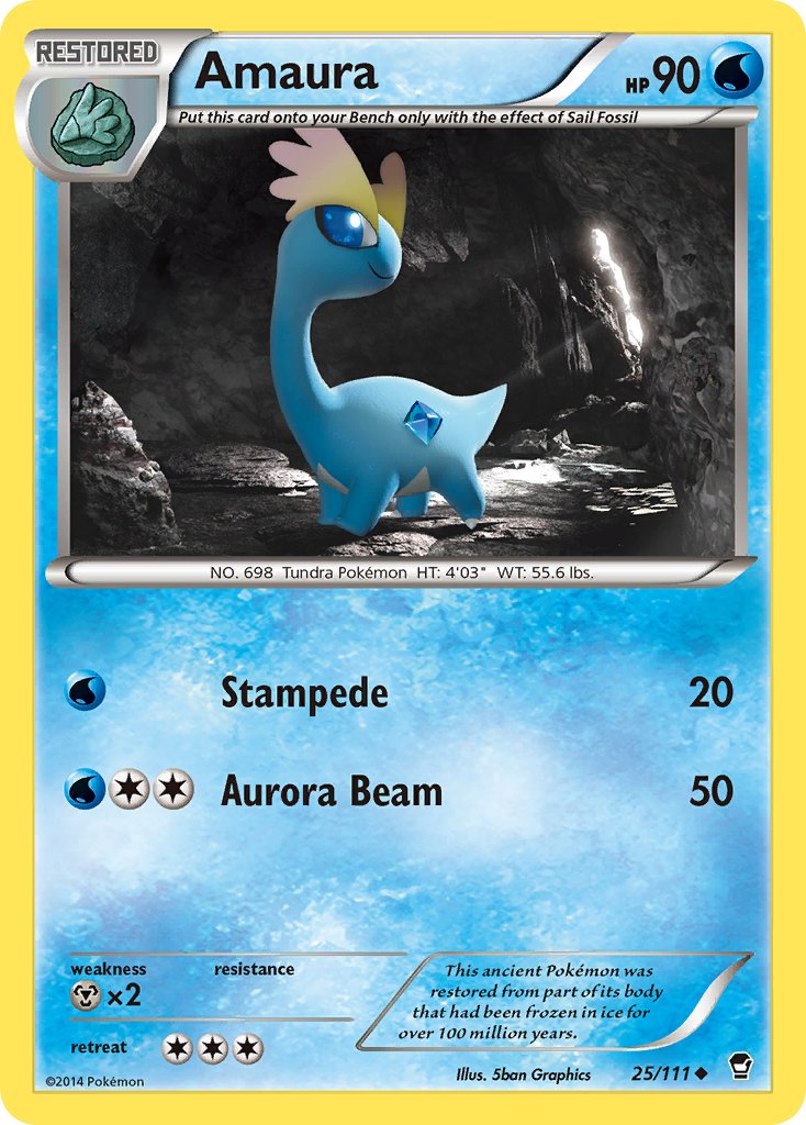 Amaura - 25/111 - Furious Fists - Card Cavern