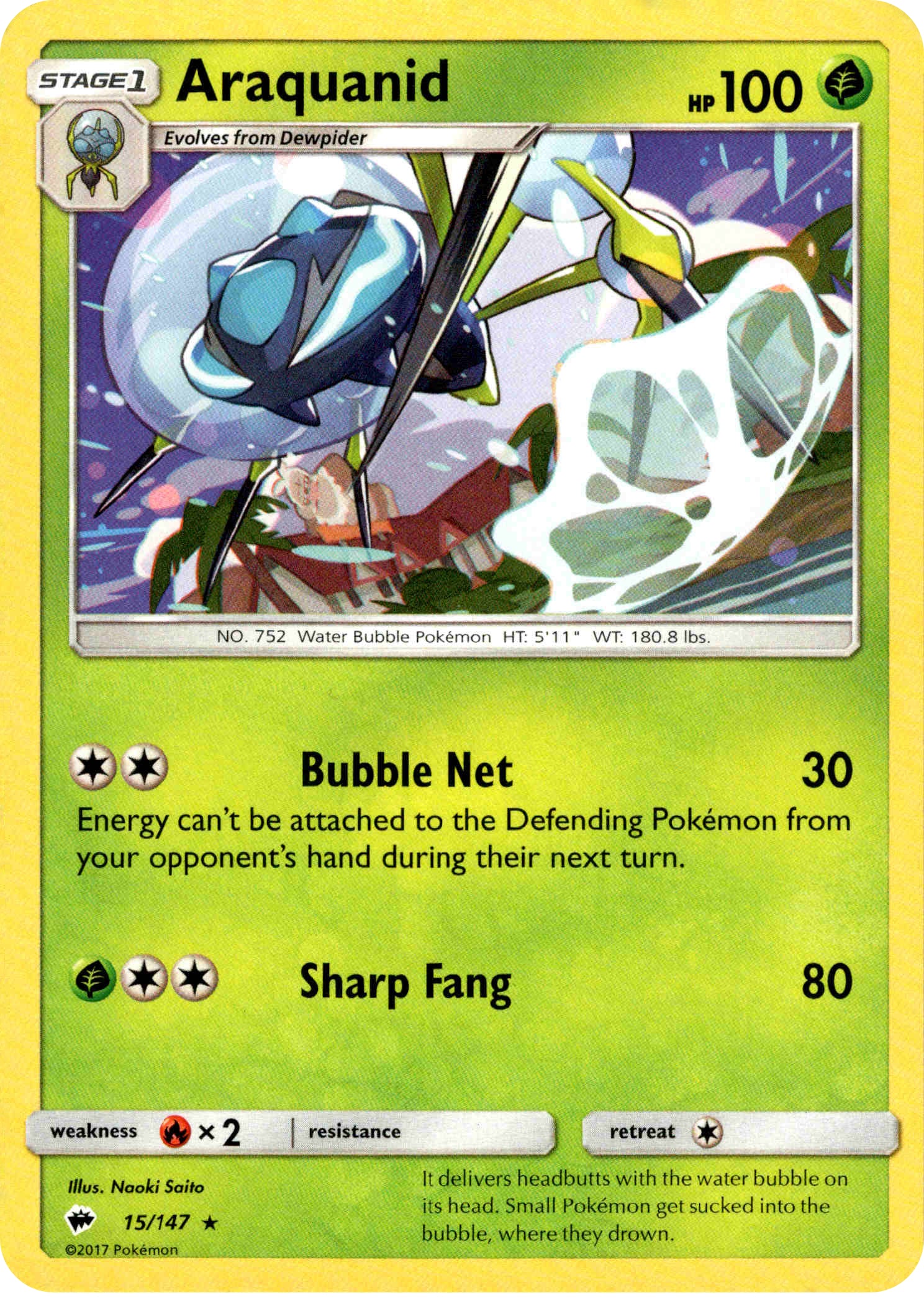 Araquanid - 15/147 - Burning Shadows - Card Cavern