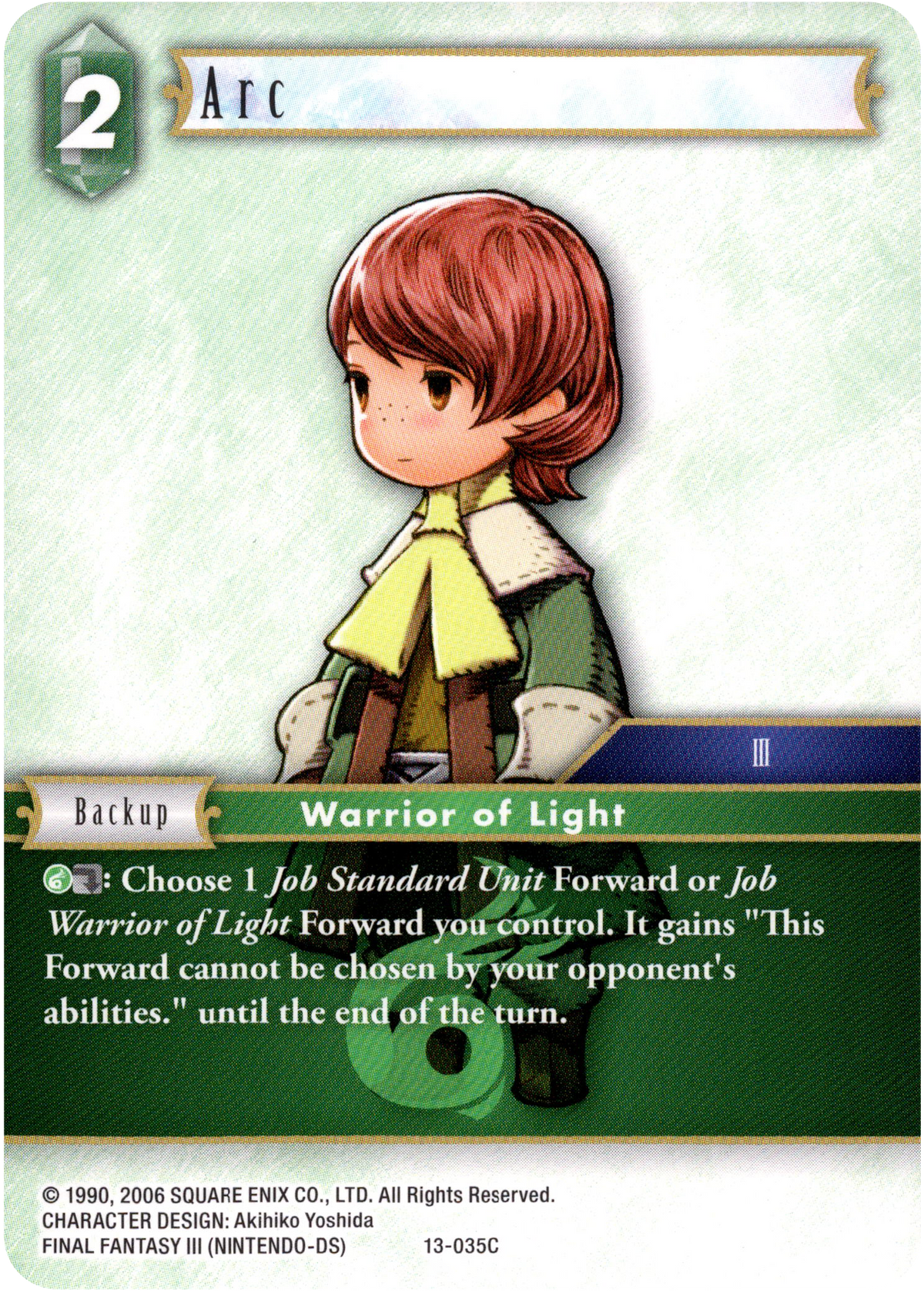 Arc - 13-035C - Opus XIII - Card Cavern