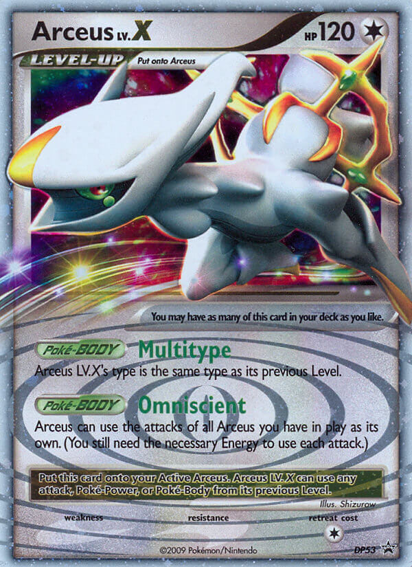 Arceus Lv.X - DP53 - Diamond & Pearl Promo - Card Cavern