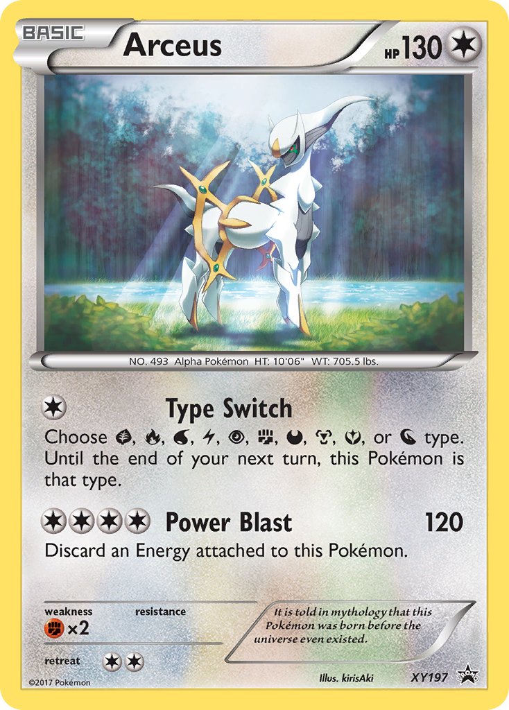 Arceus - XY197 - XY Promo - Card Cavern