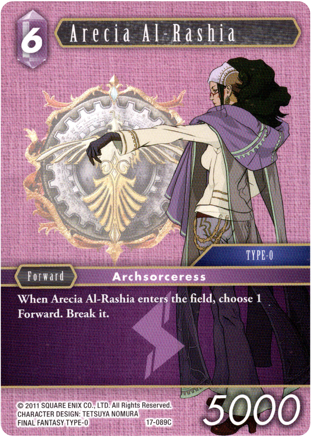 Arecia Al-Rashia - 17-089C - Rebellion's Call - Card Cavern