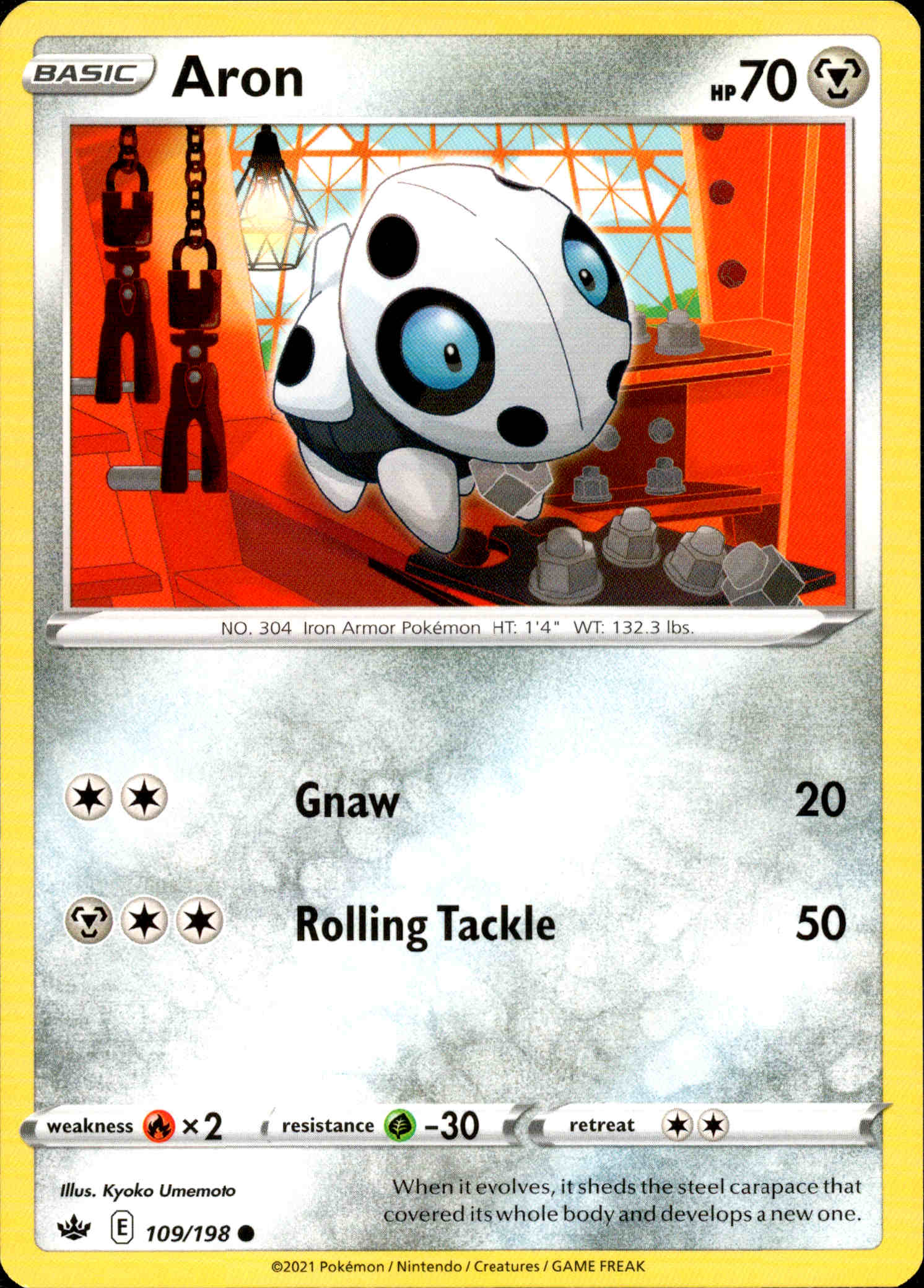 Aron - 109/198 - Chilling Reign - Card Cavern